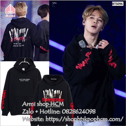 Áo hoodie Jimin BTS mặc TO BY WAY