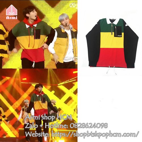 Áo Jungkook Go Go sweatshirt - Áo giống BTS mặc