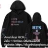 Áo hoodie BTS LY Answer màu đen