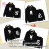 Áo hoodie BTS màu đen
