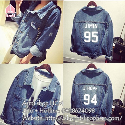 Áo khoác jean BTS RM J-Hope