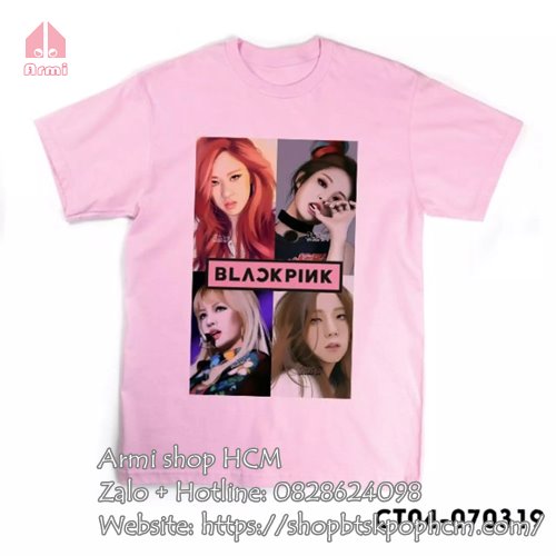 Áo phông hình Blackpink trẻ em HYLT