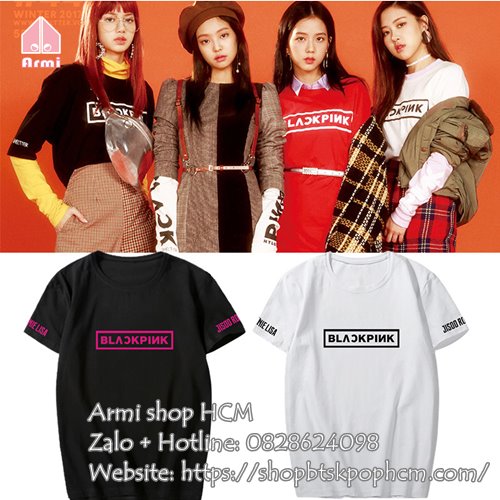 Áo thun Blackpink: Lisa Jennie Jisoo Rose
