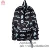 Balo BTS-Army màu đen trắng