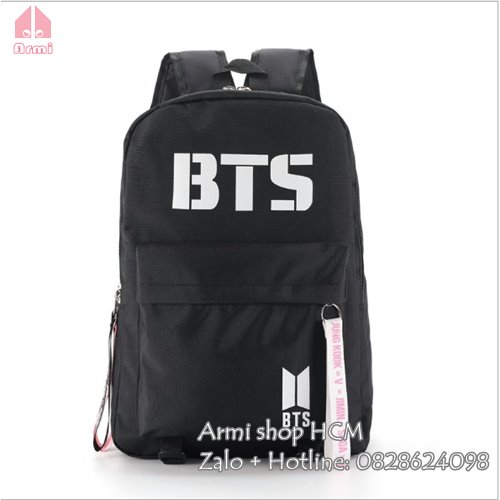 Balo BTS màu đen chất xịn