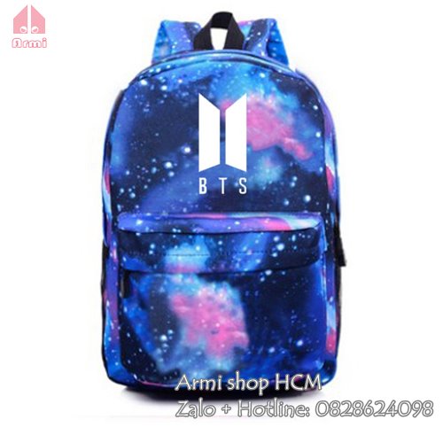 Balo galaxy BTS giá rẻ màu ngân hà