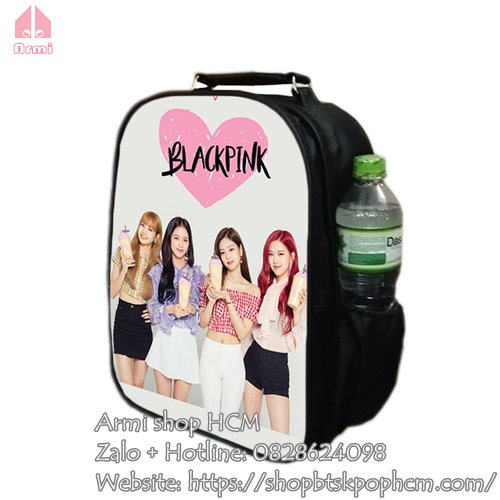 Balo in hình Blackpink – Combo cặp, túi, hộp bút đi học Blackpink chất đẹp – Chỉ balo