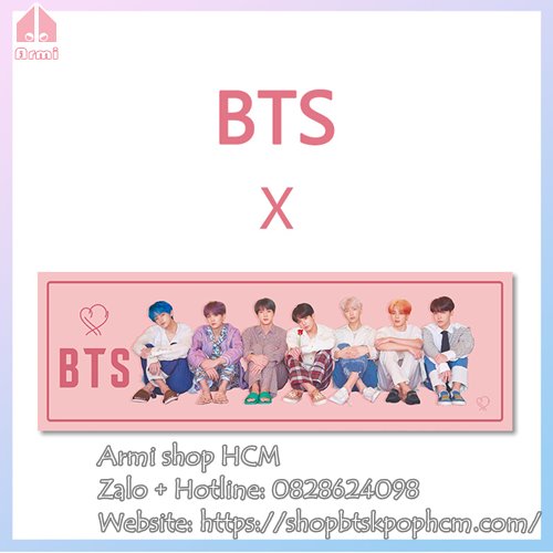 Hand banner BTS - Banner cổ vũ hình BTS