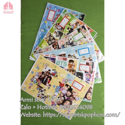 Bìa bao tập BTS