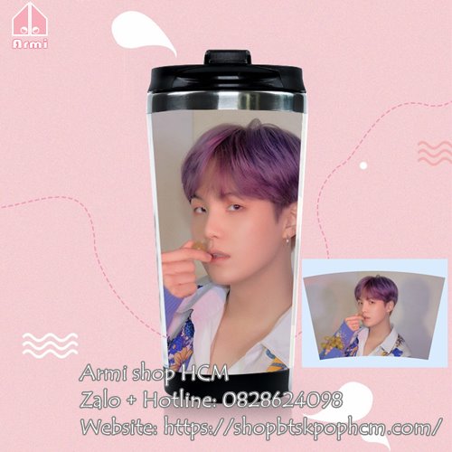 Bình nước hình Suga BTS