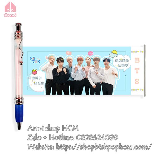 Bút kéo ra hình BTS