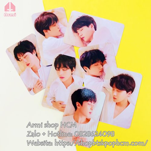 Card trong suốt BTS - Thẻ card BTS