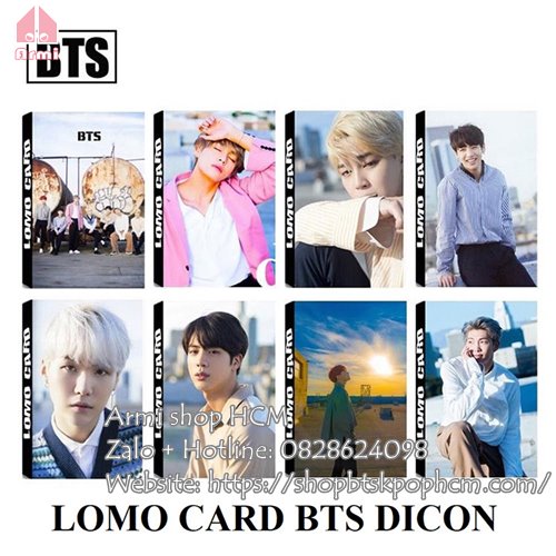 Combo Lomo card BTS Dicon - Hình mini BTS Idol Kpop hộp 30 tấm