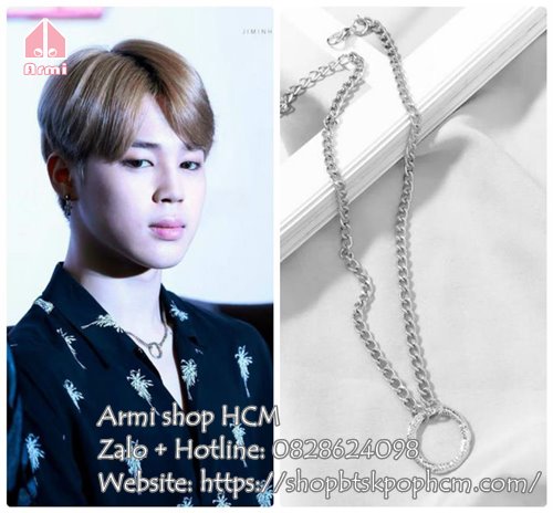 Dây Chuyền có nhẫn - Jimin BTS đeo