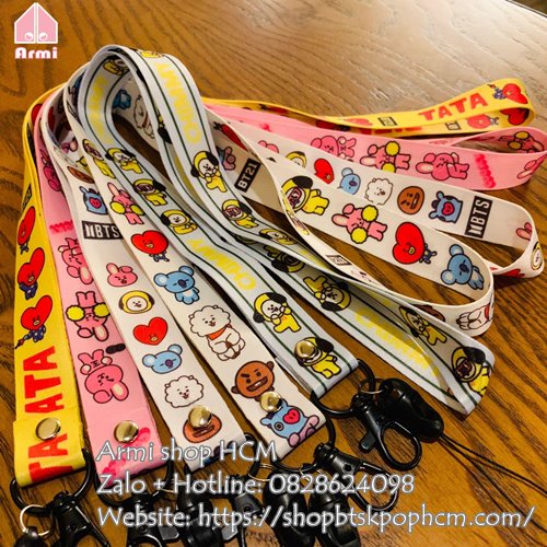 Dây đeo thẻ học sinh BT21 BTS