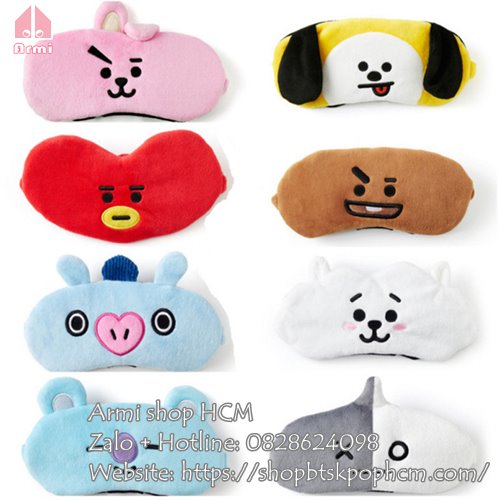 Đồ bịt mắt ngủ BT21 BTS
