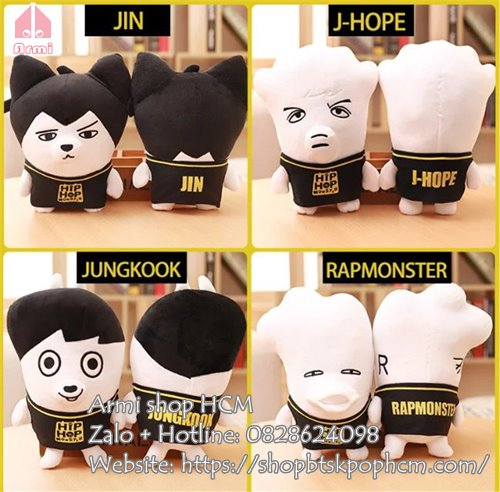 Gấu bông Hip Hop Monster BTS
