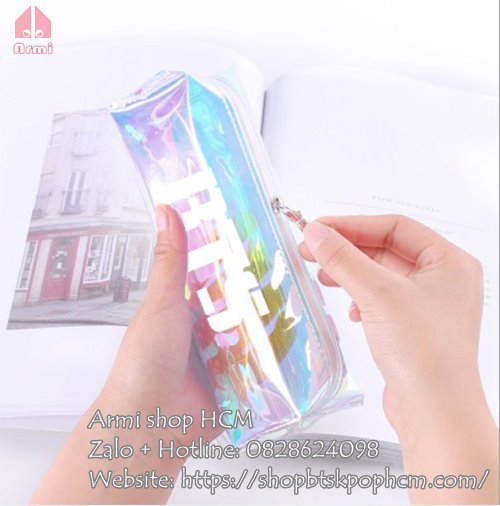 Hộp bút hologram BTS