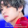 Khuyên tai bạc giống V BTS đeo trong DNA