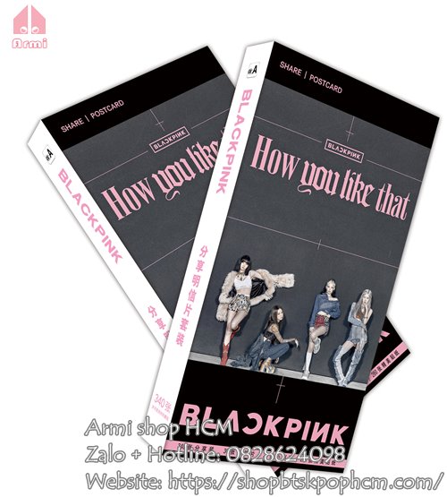 Postcard Blackpink How You Like That 2020