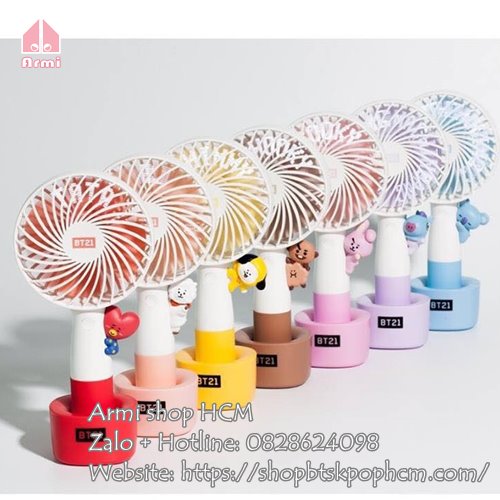 [ARMY Fan] Quạt sạc điện BTS USB cầm tay
