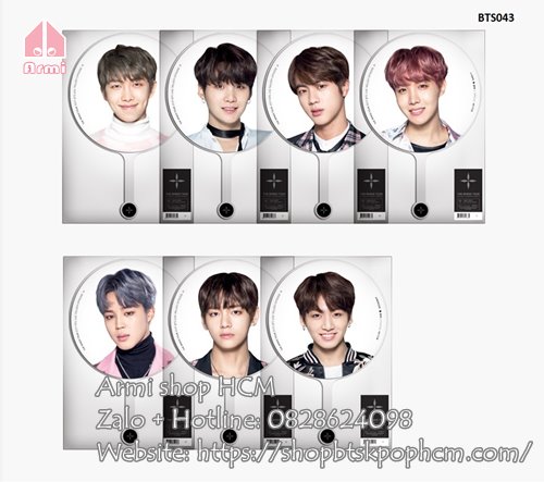 Quạt hình BTS Wings Tour