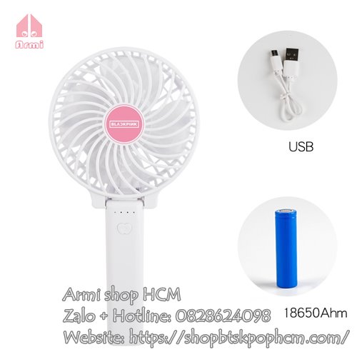 Quạt sạc USB Blackpink cầm tay