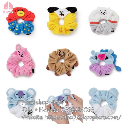 Scrunchies BT21 Hair Tie - Cột tóc, buộc tóc BTS