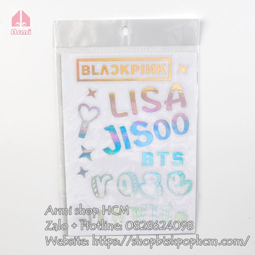 Sticker Dán Blackpink Hologram
