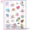 Sticker BT21 BTS line