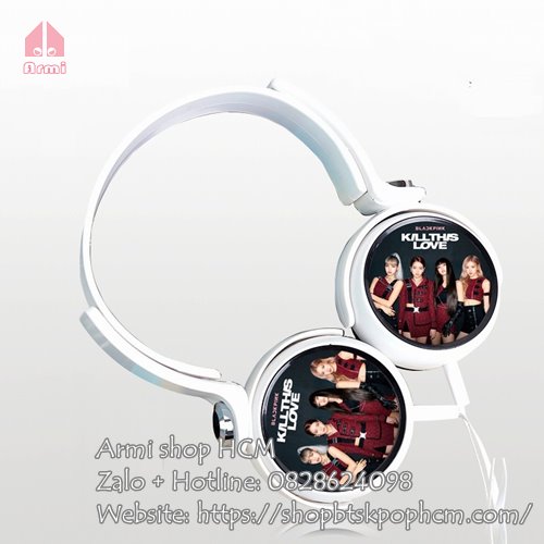Tai nghe Blackpink trắng