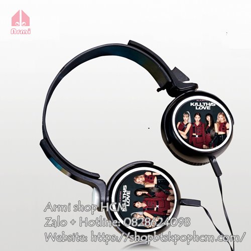 Tai nghe Blackpink đen
