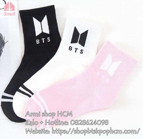 Tất vớ cổ cao BTS