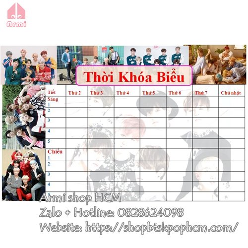 Thời Khóa biểu hình BTS